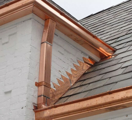 Copper Gutters