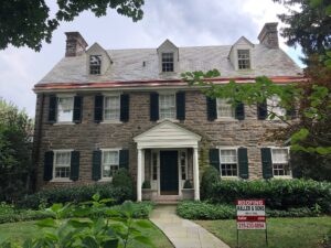 Copper Awning Slate Roof