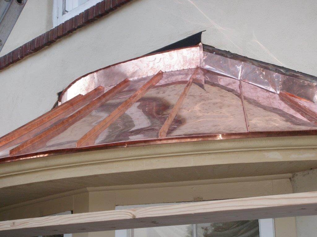 Copper Roof Awning