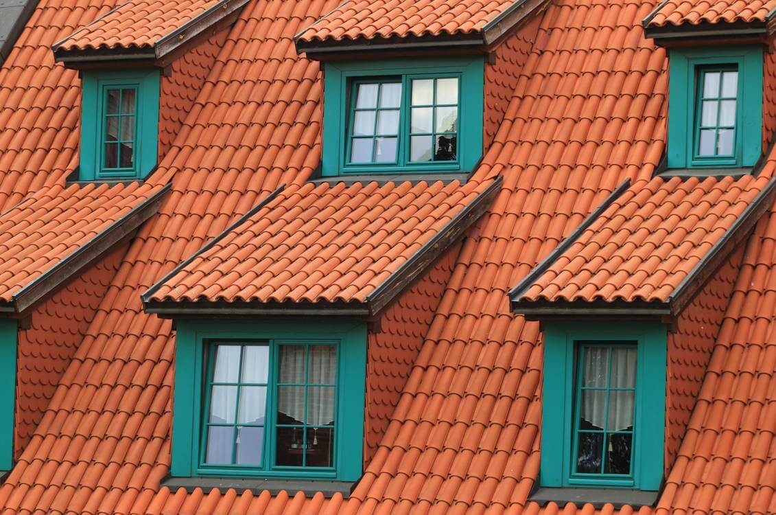 Clay Tile Roofed House