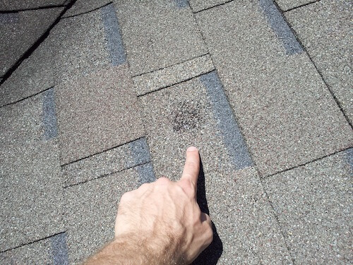 Hail Damage on Roof